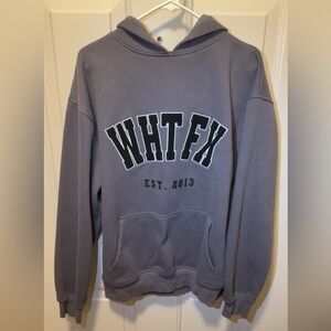 White Fox Gray Sweatshirt
